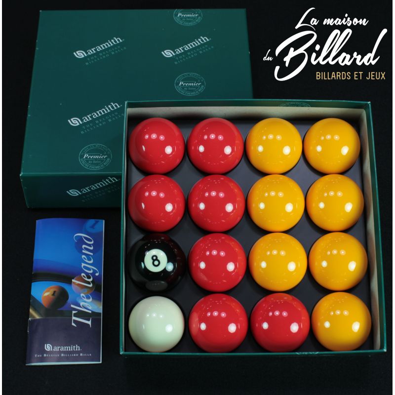 boules de billard Aramith 8 pool 50,8 mm