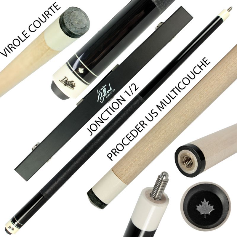 Coffret avec queue de billard