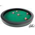 Piste de dés multi-jeux bois et cuir, pour 421, YAM, ... Ø 43cm