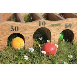 Jeu en bois pour jardin