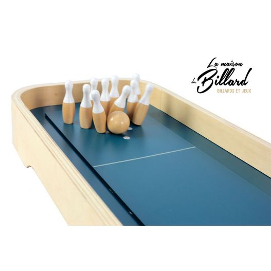 Jeu en bois 2 en 1 pour enfant, le Curling Bowling