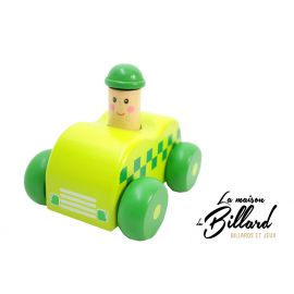Jouet en bois, la première voiture sonore en bois pour les petits
