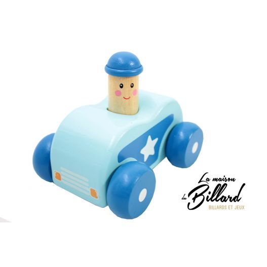 Jouet en bois, la première voiture sonore en bois pour les petits