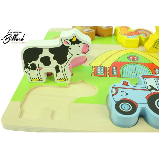Puzzle Enfant 2 Ans Sur Le Theme De La Ferme Puzzle Enfant 2 Ans Sur Le Theme De La Ferme