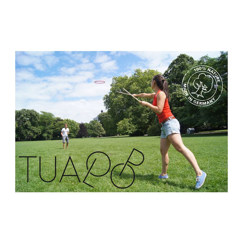 Tualoop : un ancien jeu de frisbee qui refait surface.
