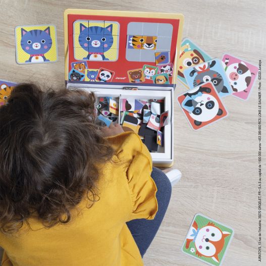 Magnétique Puzzle Jouet Enfant 2 3 Ans, Jeux Enfant pour Cadeau