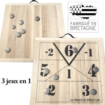 Jeu géant en bois, 100 jeux geants pour petits et grands