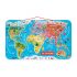 Puzzle en bois carte du monde pour enfant