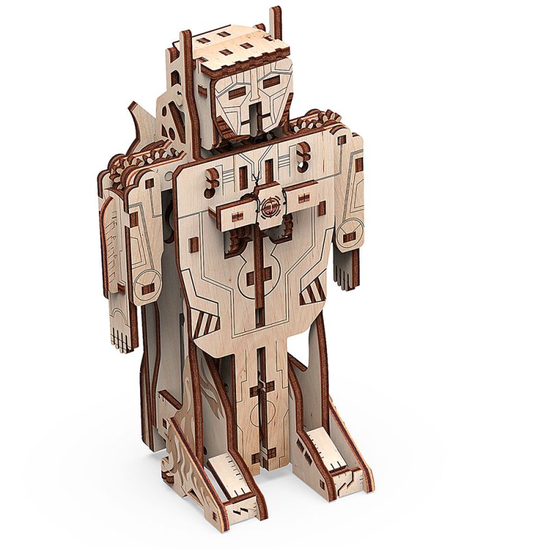 Puzzle en bois Robot-Avion : une sorte de nouveau Lego pour adultes