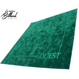 Tapis de carte vert