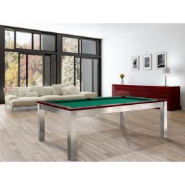 Billard transformable en table : Steel Tendance, collection Excellence