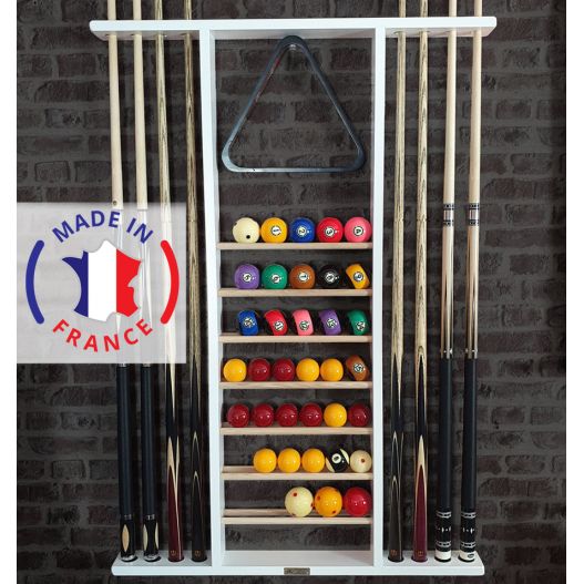 Rangement pour porte-queues de billard, porte-queues de billard