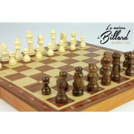 Jeu d'échecs pliable avec damier numéroté