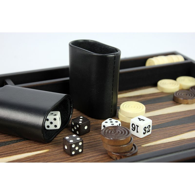 goblet cuir backgammon