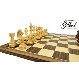 Le beau jeu d’échecs Staunton / finition Acacia et buis (personnalisable)