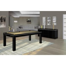 billard Novea, convertible en table, Blanc brillant + 20 autres coloris