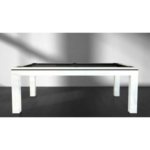 billard Novea, convertible en table, Blanc brillant + 20 autres coloris