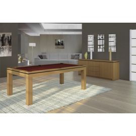 billard Novea, convertible en table, Blanc brillant + 20 autres coloris