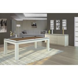 billard Novea, convertible en table, Blanc brillant + 20 autres coloris