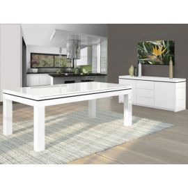 billard Novea, convertible en table, Blanc brillant + 20 autres coloris