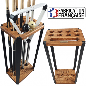 Porte-queue de billard en bois, supports muraux pour queue de billard avec  8 clips de queue, installation facile, accessoire robuste exquis, noir pour  salle de jeux - AliExpress