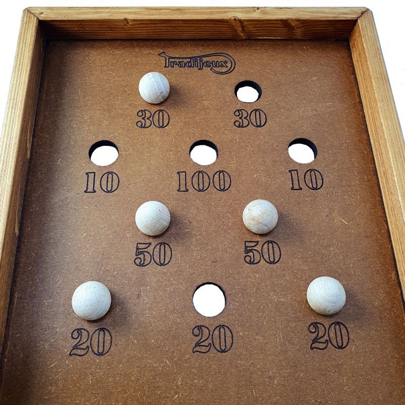 Billard japonais à queue, jeu en bois 100% français · Alortujou