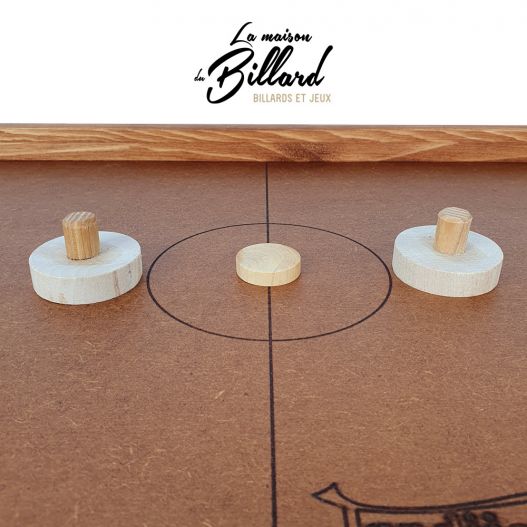 Air hockey familial en bois 2 joueurs