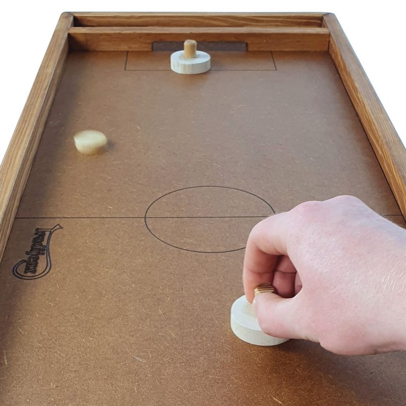 Air hockey familial en bois 2 joueurs