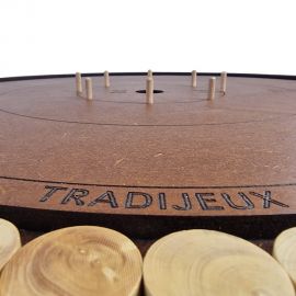 Crokinole le Jeu en bois Canadien fait en France