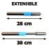Rallonge Lord cue extensible :  28 - 38 cm