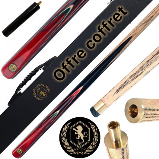 coffret Queue de billard faite main : Lord-Cue Aston F650