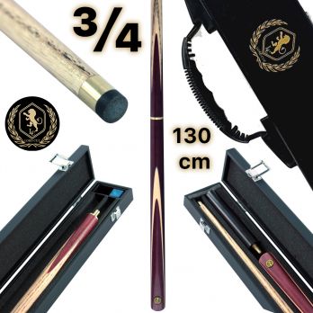 Queue de billard de Luxe en Ébène, Cocobolo et Santal. Prix usine