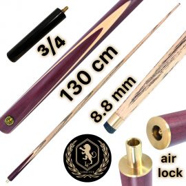 Queue billard 3/4 (130cm + extension 15cm) Lord-cue Falcon X130.