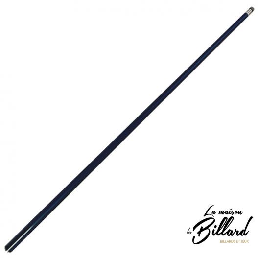 Queue Hybride pour tous style de billard effet Carbone Bleue