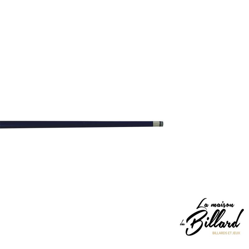 Queue Hybride pour tous style de billard effet Carbone Bleue