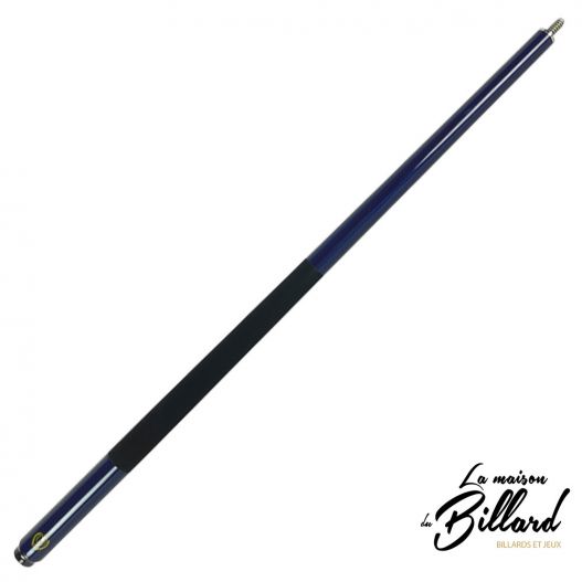 Queue Hybride pour tous style de billard effet Carbone Bleue