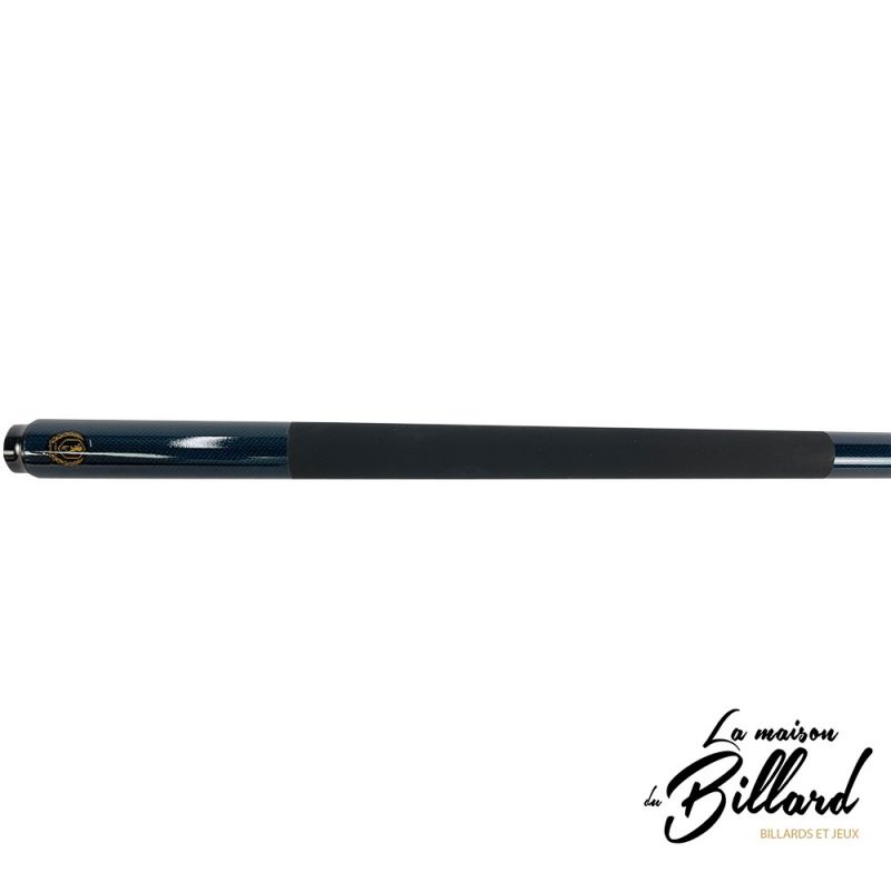 Queue Hybride pour tous style de billard effet Carbone Bleue