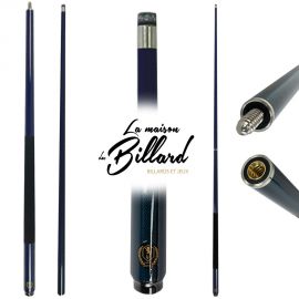 Queue Hybride pour tous style de billard effet Carbone Bleue