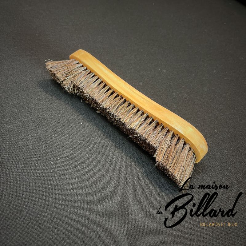 Brosse pour tapis de billard. Qualité professionnel en crins naturel