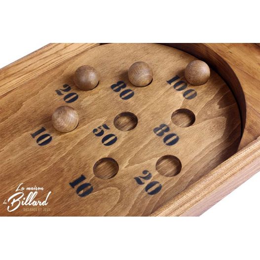 Solitaire en Bois d'Acacia - Jeu traditionnel en Bois