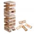 Jeu de la tour en bois 3 en 1 : Memory, Dominos et Jenga.
