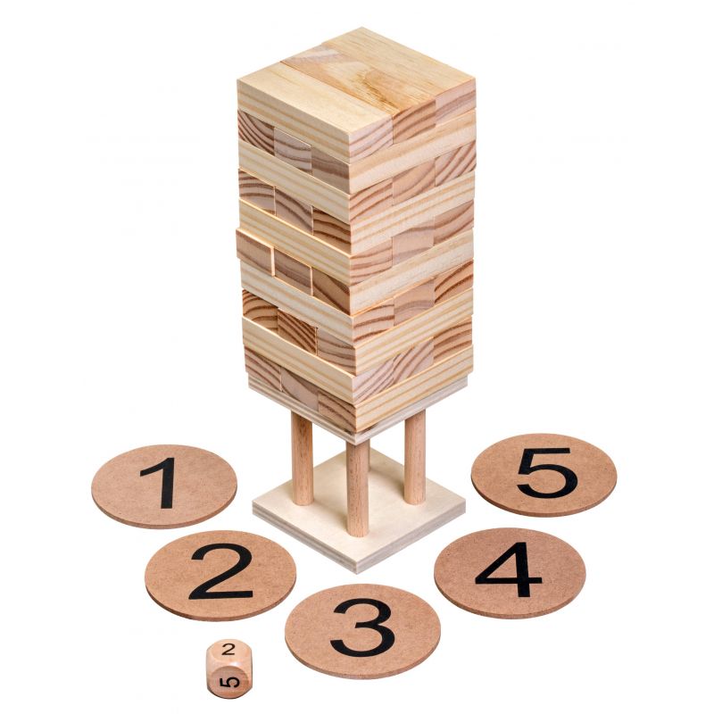 Jeu de la tour XXL. Jenga géant version 4 à 6 joueurs. Envoi sous 24H