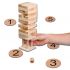 Jeu de la tour en bois 3 en 1 : Memory, Dominos et Jenga.
