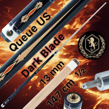 Queue de billard Américain avec grip - 145 cm 550 g Érable massif Pas Cher  ! Accessoires Billard - Queues de billard Américai