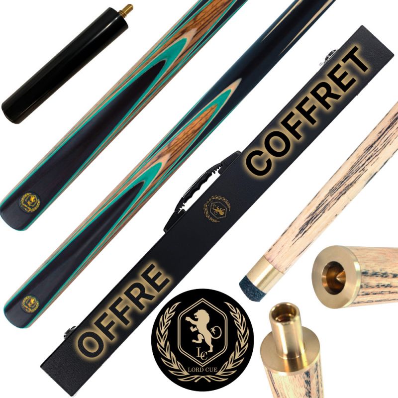 Coffret Queue de billard faite main : Lord-Cue Aston F1000