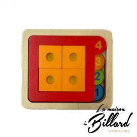 Puzzle à couches Goki : le jeu en bois idéal pour apprendre à compter
