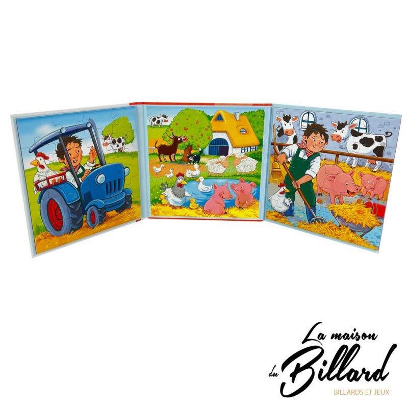 puzzle animaux tracteur et ferme pour enfants