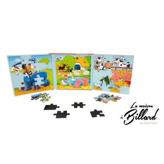 Puzzles en bois pour les enfants âgés de 3 à 5 ans, 6 Pack 30