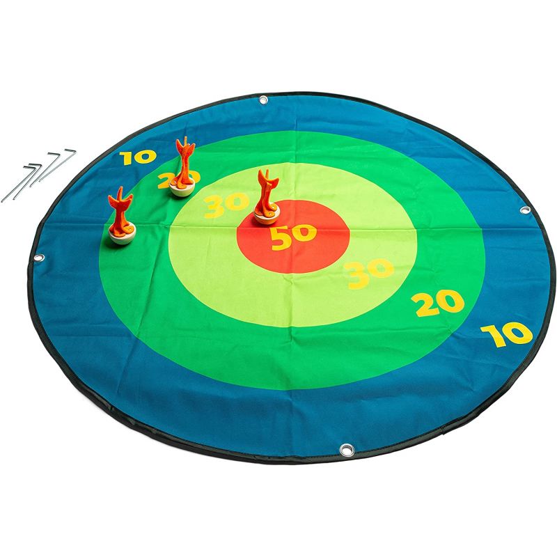 Jeu de fléchettes extérieur pour enfant - Cible XXL et fléchettes en tissu  pour jouer en famille