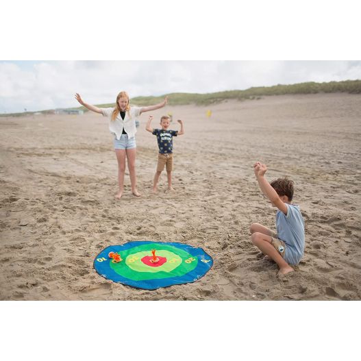 Jeu de fléchettes extérieur pour enfant - Cible XXL et fléchettes en tissu  pour jouer en famille